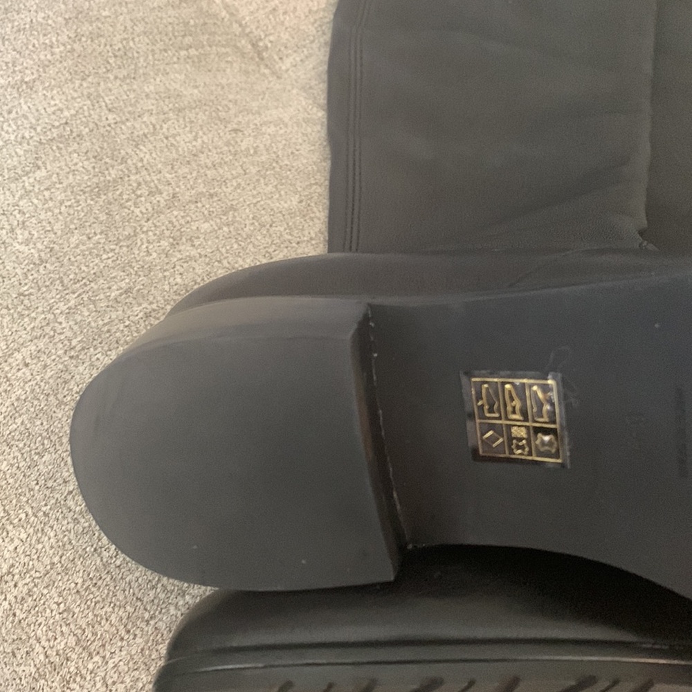 Stuart Weitzman Over the Knee Leather Boots -NWT - Picture 3 of 15
